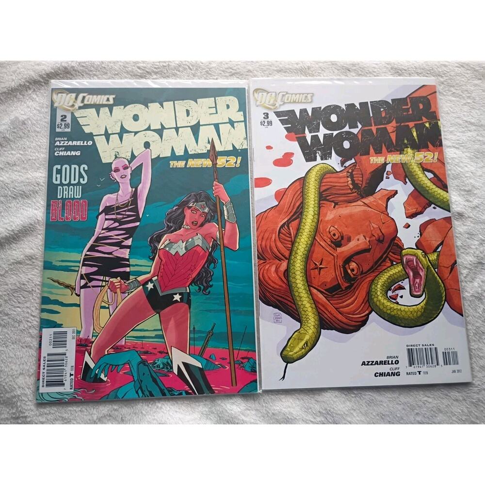DC New 52 Wonder Woman #0-26 + 23.1-23.2 Azzarello Chiang Lot Of 28 VF To NM - Picture 3 of 16